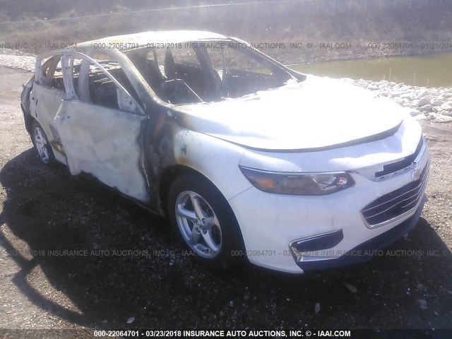 1G1ZB5ST1GF349190 - 2016 CHEVROLET MALIBU LS თეთრი ფოტო 1