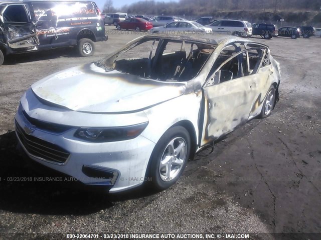 1G1ZB5ST1GF349190 - 2016 CHEVROLET MALIBU LS თეთრი ფოტო 2