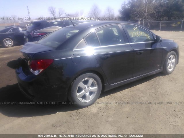 1G1PC5SB1E7137358 - 2014 CHEVROLET CRUZE LT GRAY photo 4