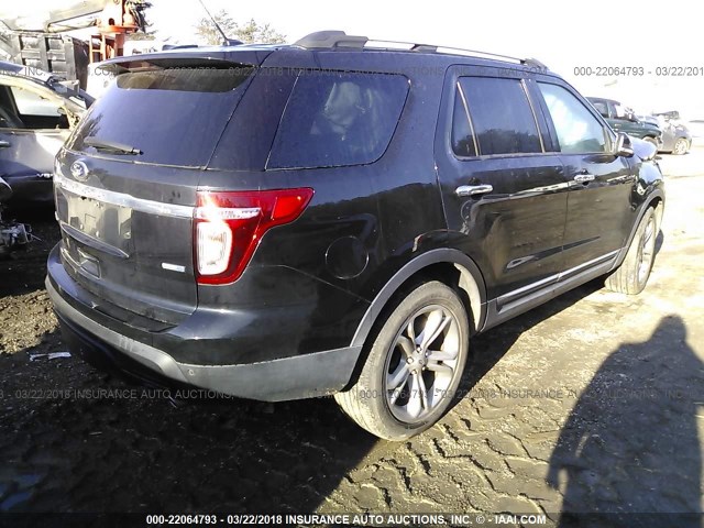 1FM5K8F82DGC26707 - 2013 FORD EXPLORER LIMITED 黑色 照片 4