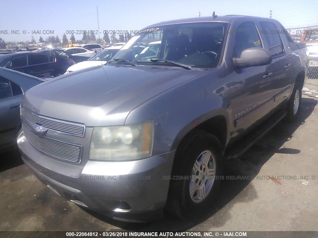 3GNEC12J57G236035 - 2007 CHEVROLET AVALANCHE C1500 GRAY photo 2