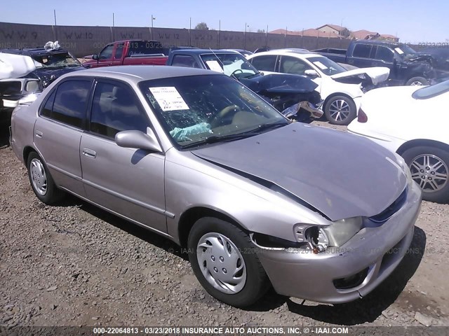 1NXBR12E11Z481847 - 2001 TOYOTA COROLLA CE/LE/S TAN photo 1