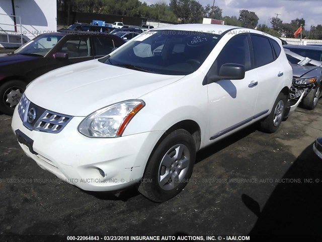 JN8AS5MV0BW287913 - 2011 NISSAN ROGUE S/SV/KROM WHITE photo 2