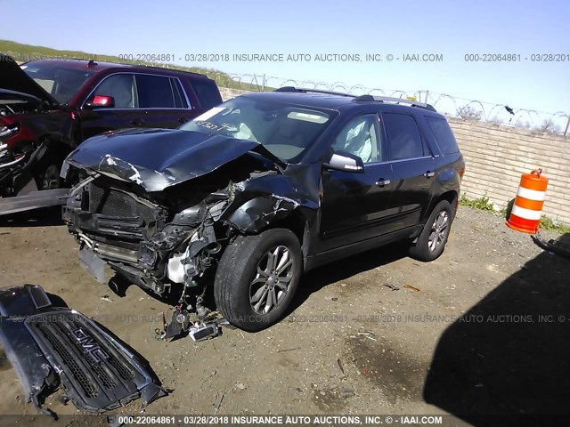 1GKKVRKD6DJ209200 - 2013 GMC ACADIA SLT-1 GRAY photo 2