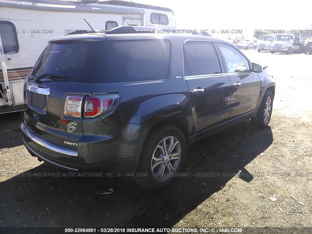 1GKKVRKD6DJ209200 - 2013 GMC ACADIA SLT-1 GRAY photo 4