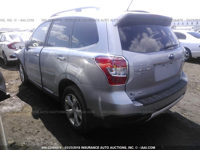 JF2SJAJC2EH438226 - 2014 SUBARU FORESTER 2.5I LIMITED SILVER photo 3