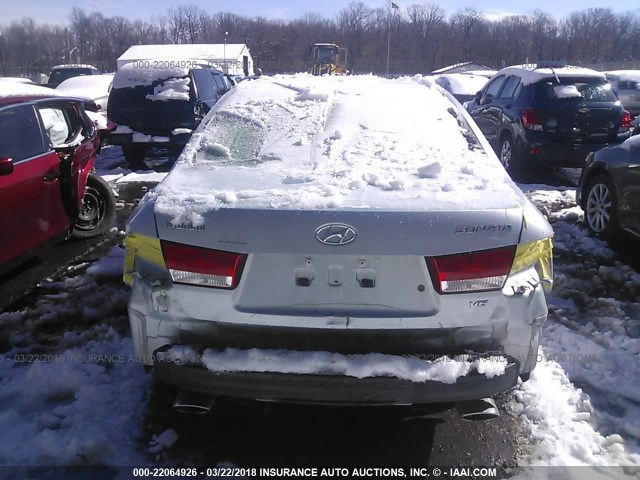 5NPEU46F77H167532 - 2007 HYUNDAI SONATA SE/LIMITED Light Blue photo 6