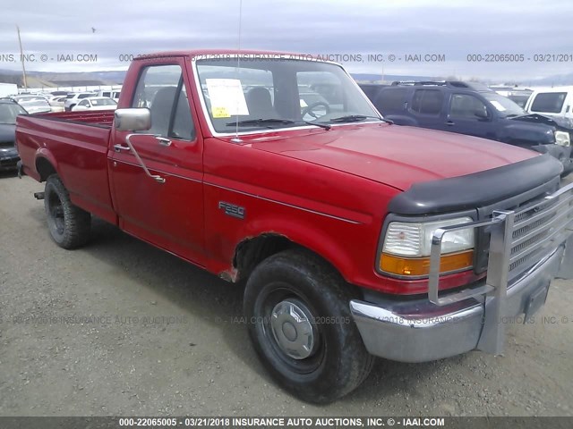 1FTHF25H9SLB63775 - 1995 FORD F250 RED photo 6