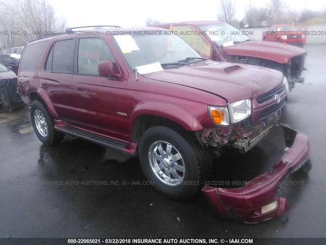 JT3HN86R420379469 - 2002 TOYOTA 4RUNNER SR5 MAROON photo 1