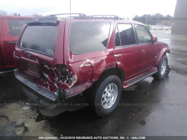 JT3HN86R420379469 - 2002 TOYOTA 4RUNNER SR5 MAROON photo 4