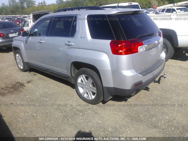 2CTFLSE50B6407235 - 2011 GMC TERRAIN SLE SILVER photo 3