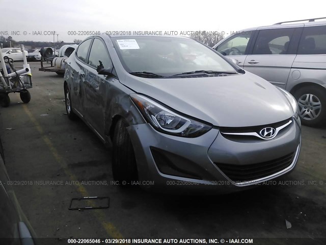 KMHDH4AE0FU252663 - 2015 HYUNDAI ELANTRA SE/SPORT/LIMITED SILVER photo 1