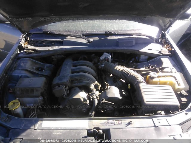 2D4FV47T66H131069 - 2006 DODGE MAGNUM SE BLUE photo 10