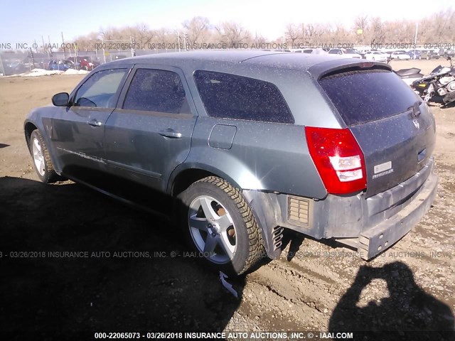 2D4FV47T66H131069 - 2006 DODGE MAGNUM SE BLUE photo 3