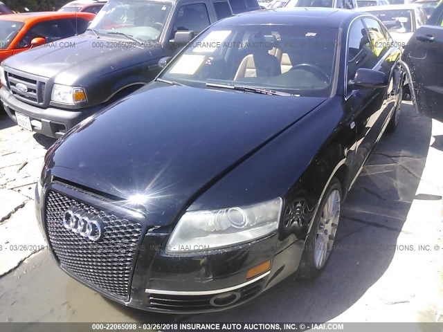 WAUDH74F47N017931 - 2007 AUDI A6 3.2 QUATTRO BLACK photo 2