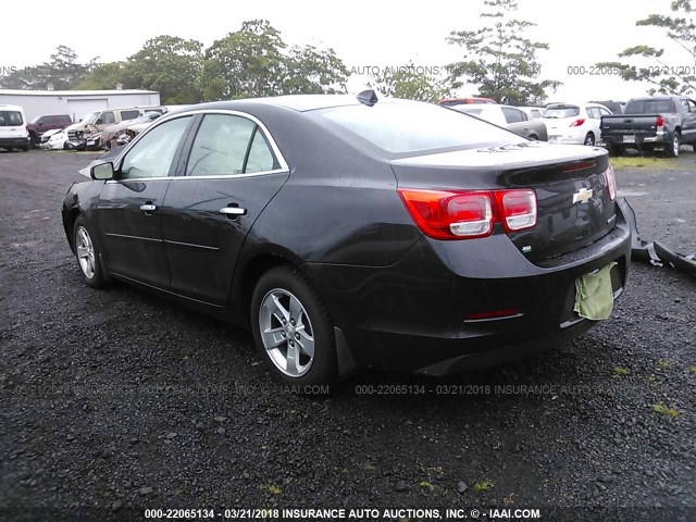 1G11B5SL0EF214101 - 2014 CHEVROLET MALIBU LS შავი ფოტო 3