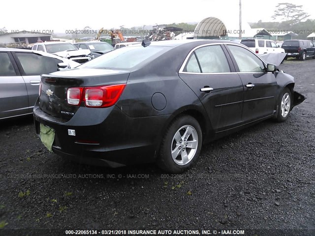 1G11B5SL0EF214101 - 2014 CHEVROLET MALIBU LS შავი ფოტო 4
