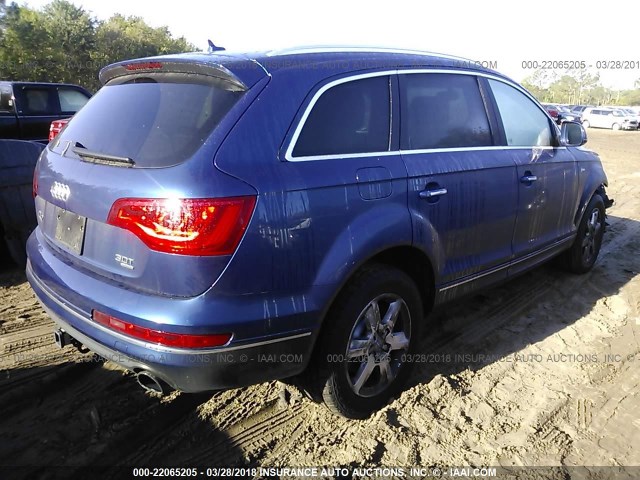 WA1CGAFE4FD020930 - 2015 AUDI Q7 PREMIUM BLUE photo 4