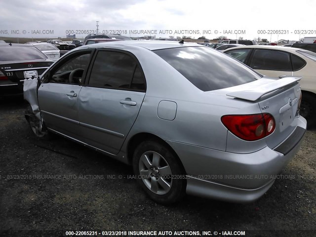 1NXBR32E98Z955176 - 2008 TOYOTA COROLLA CE/LE/S SILVER photo 3