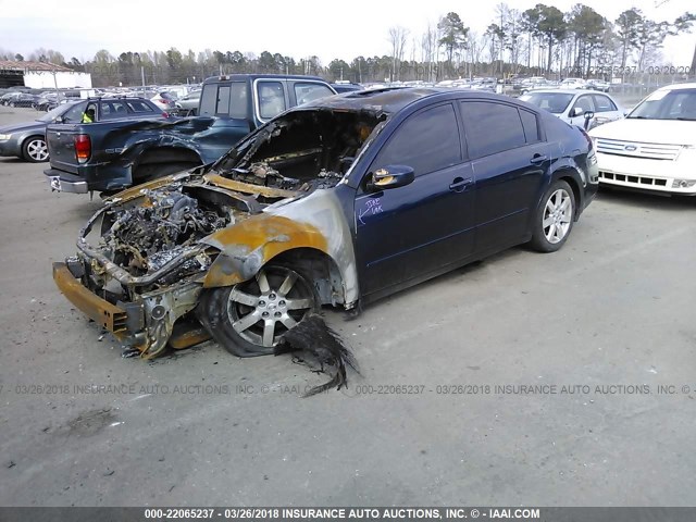 1N4BA41E46C827987 - 2006 NISSAN MAXIMA SE/SL BLUE photo 2