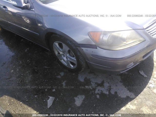 JH4KB16565C009236 - 2005 ACURA RL Boz foto 6