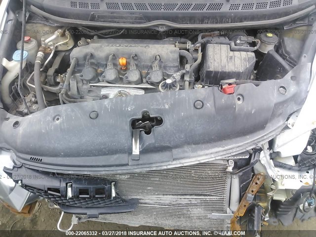 2HGFA1F61BH009167 - 2011 HONDA CIVIC LX-S Gümüş foto 10