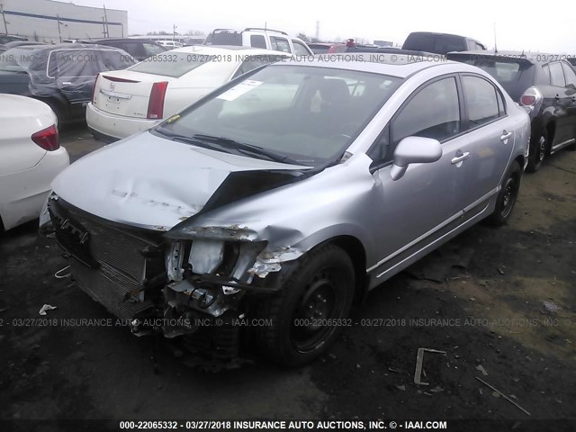 2HGFA1F61BH009167 - 2011 HONDA CIVIC LX-S Gümüş foto 2