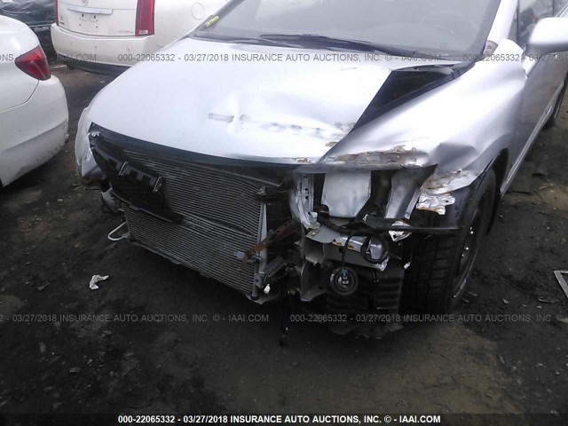 2HGFA1F61BH009167 - 2011 HONDA CIVIC LX-S Gümüş foto 6