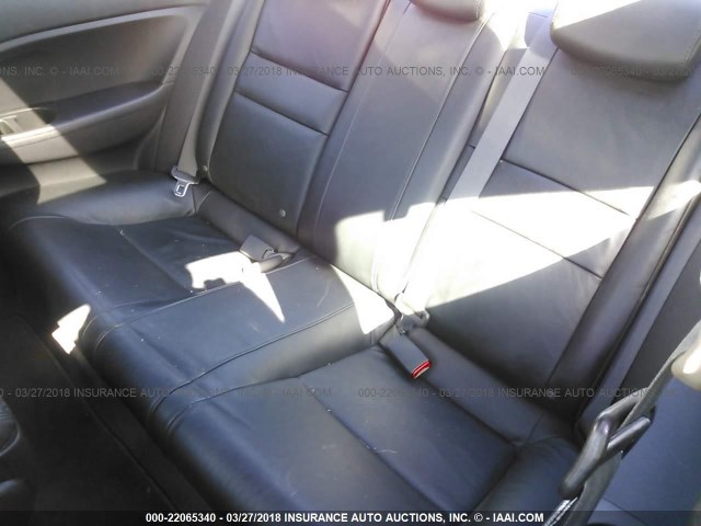 2HGFG12939H535387 - 2009 HONDA CIVIC EXL BLACK photo 8