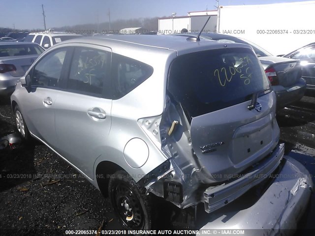 3N1CE2CP0GL358203 - 2016 NISSAN VERSA NOTE S/S PLUS/SV/SL/SR GRAY photo 3