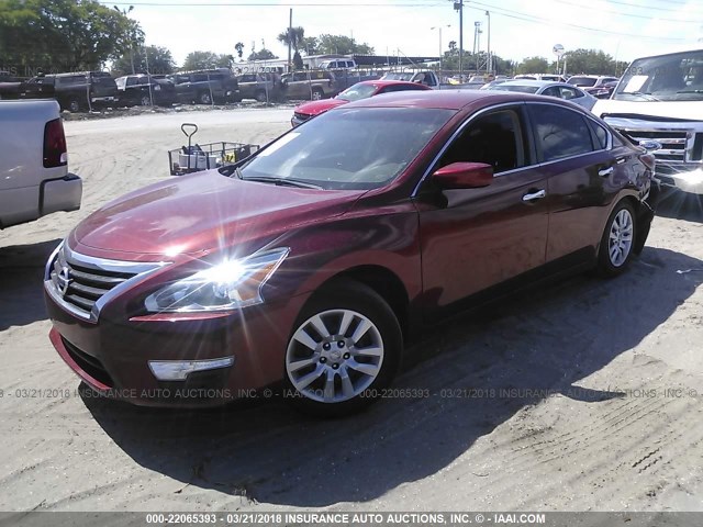 1N4AL3AP9DN475119 - 2013 NISSAN ALTIMA 2.5/S/SV/SL RED photo 2