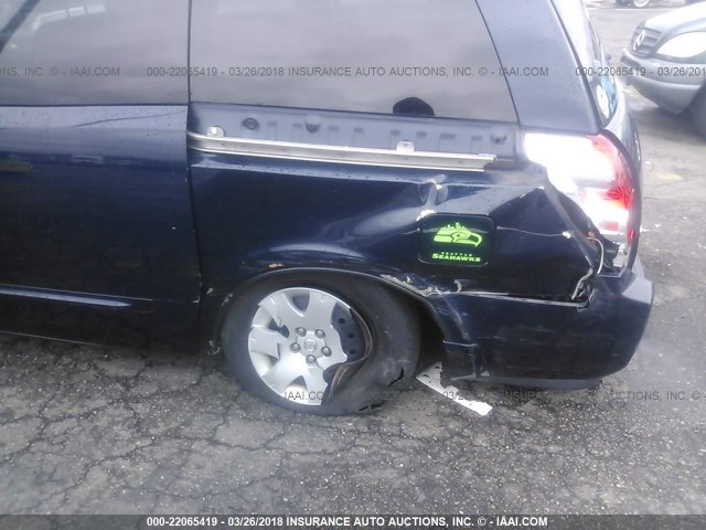 5N1BV28U25N135757 - 2005 NISSAN QUEST S/SE/SL Dark Blue photo 6