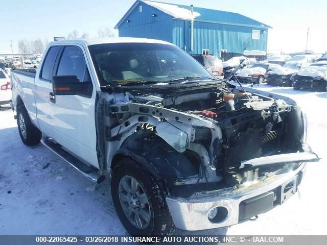 1FTFX1EF6BFA50619 - 2011 FORD F150 SUPER CAB WHITE photo 1