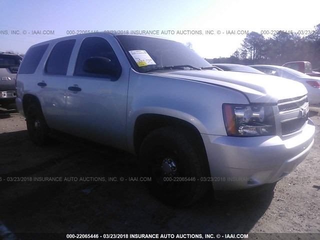 1GNMCAE06AR171931 - 2010 CHEVROLET TAHOE C1500  LS SILVER photo 1