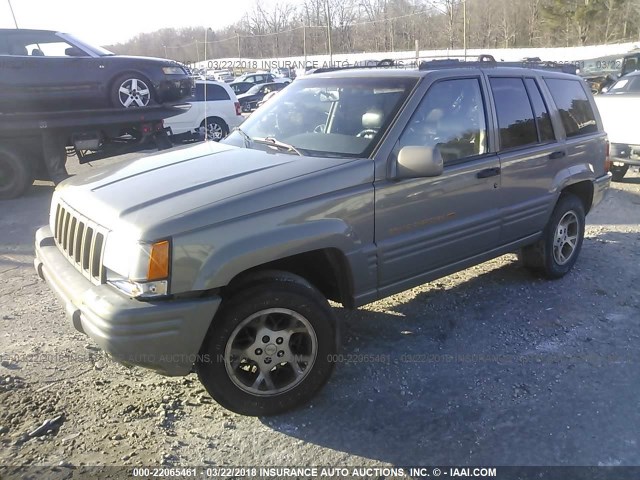 1J4GZ78S8VC739040 - 1997 JEEP GRAND CHEROKEE LIMITED/ORVIS GRAY photo 2