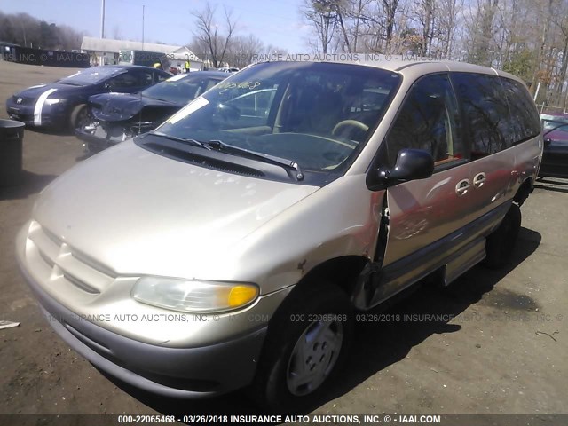 2B4GP44G8YR724297 - 2000 DODGE GRAND CARAVAN SE/SPORT GOLD photo 2