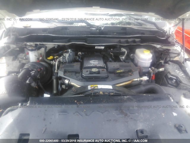 3C6UR5DL4HG535520 - 2017 RAM 2500 SLT WHITE photo 10