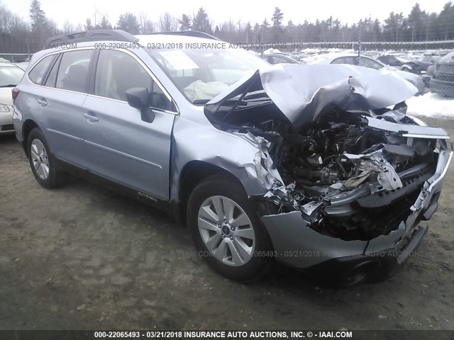 4S4BSAAC1H3263007 - 2017 SUBARU OUTBACK 2.5I Light Blue photo 1