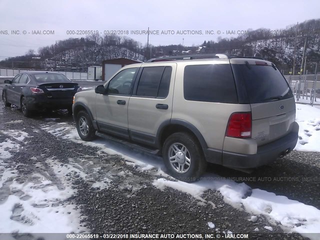 1FMZU73K93ZA57469 - 2003 FORD EXPLORER XLT/XLT SPORT/NBX GOLD photo 3