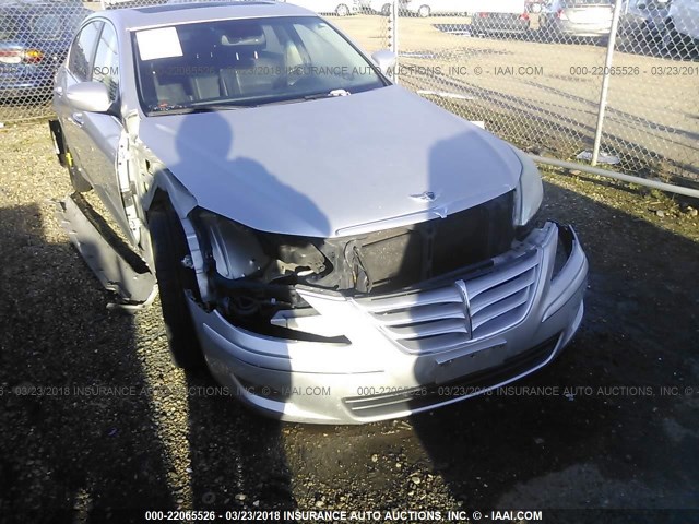 KMHGC46E29U018338 - 2009 HYUNDAI GENESIS 3.8L SILVER photo 6