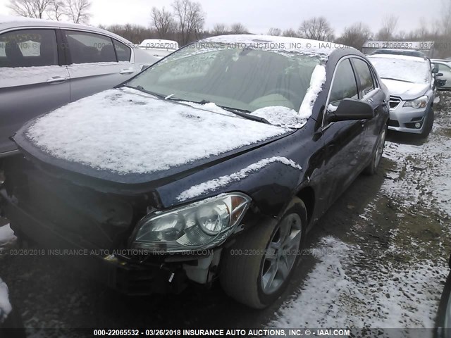 1G1ZA5E02A4101487 - 2010 CHEVROLET MALIBU LS ლურჯი ფოტო 2