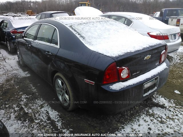1G1ZA5E02A4101487 - 2010 CHEVROLET MALIBU LS ლურჯი ფოტო 3