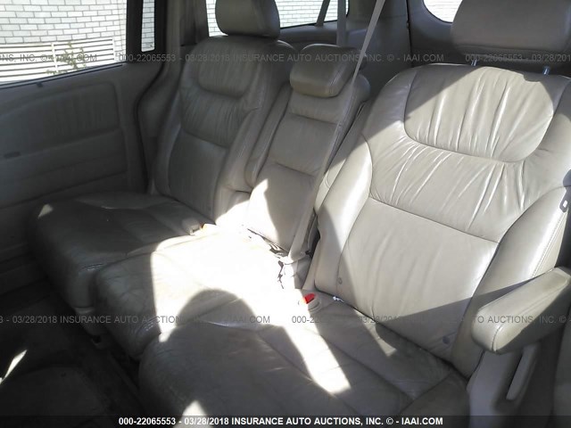 5FNRL38795B012755 - 2005 HONDA ODYSSEY EXL ნაცრისფერი ფოტო 8