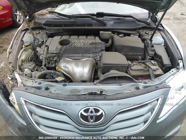 4T1BF3EKXAU559628 - 2010 TOYOTA CAMRY SE/LE/XLE Жасыл фото 10