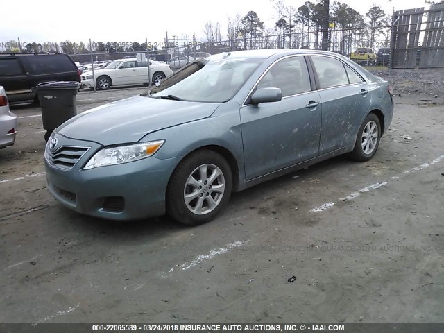 4T1BF3EKXAU559628 - 2010 TOYOTA CAMRY SE/LE/XLE Жасыл фото 2