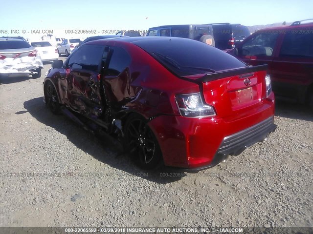 JTKJF5C72GJ026640 - 2016 TOYOTA SCION TC 红色 照片 3