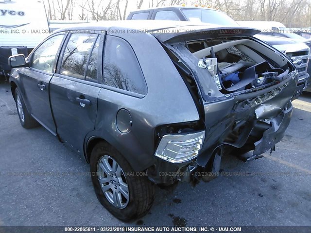 2FMDK36C09BA60320 - 2009 FORD EDGE SE GRAY photo 3