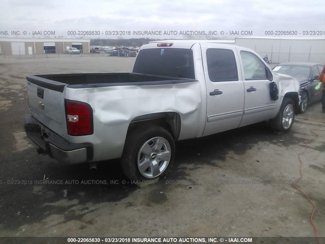 3GCRCREA2AG152654 - 2010 CHEVROLET SILVERADO C1500  LS SILVER photo 4