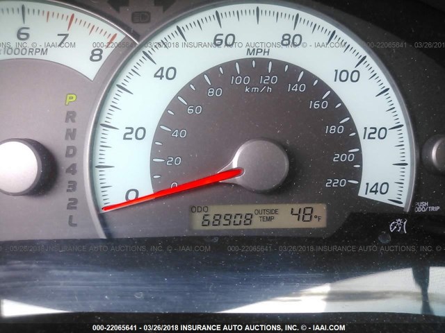 4T1BE46K38U227628 - 2008 TOYOTA CAMRY CE/LE/XLE/SE RED photo 7