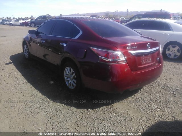 1N4AL3APXEN350678 - 2014 NISSAN ALTIMA 2.5/S/SV/SL RED photo 3